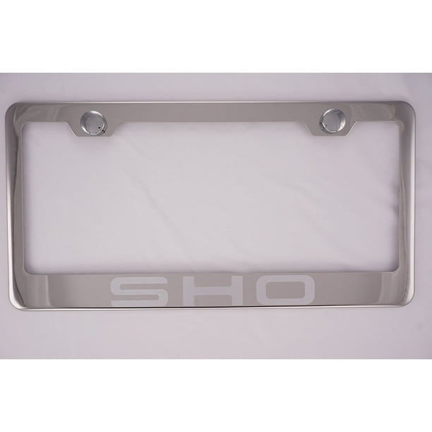 Ford Sho Black Stainless Steel License Plate Frame